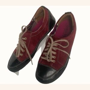 New Balance Cobb Hill Sneaker Shell Skater Shoes Retro Runner Suede Burgundy 6.5